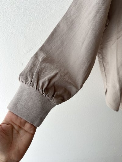 画像8: prit 60/1アンカットコール近江晒加工 ラウンドヘムプルオーバー