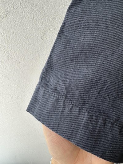 画像11: prit 60/1アンカットコール近江晒加工 2wayギャザースモック