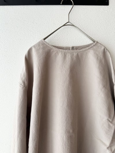 画像6: prit 60/1アンカットコール近江晒加工 ラウンドヘムプルオーバー