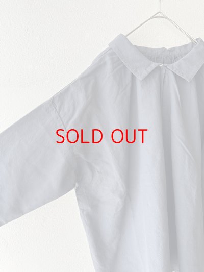 画像9: prit 60/1アンカットコール近江晒加工 2wayギャザースモック