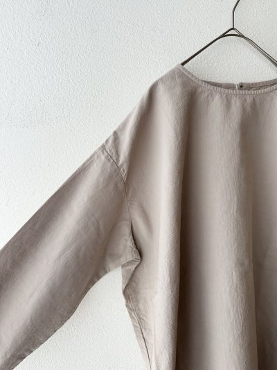 画像7: prit 60/1アンカットコール近江晒加工 ラウンドヘムプルオーバー