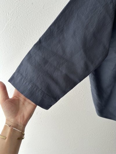 画像10: prit 60/1アンカットコール近江晒加工 2wayギャザースモック