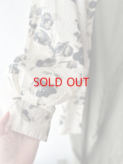 画像4: prit タイプライターフラワープリント ２wayシャツ