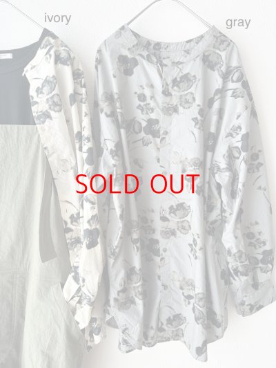 画像5: prit タイプライターフラワープリント ２wayシャツ