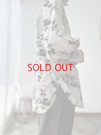 画像9: prit タイプライターフラワープリント ２wayシャツ