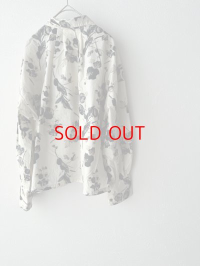 画像10: prit タイプライターフラワープリント オーバーサイズシャツ