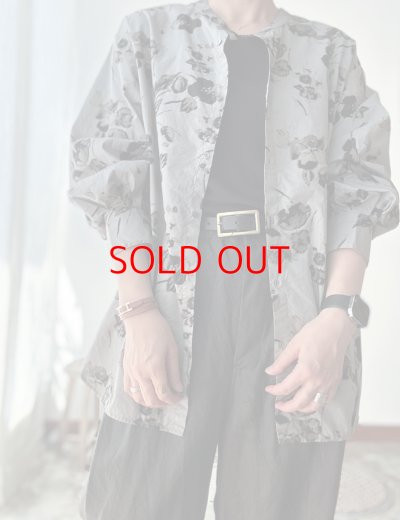 画像14: prit タイプライターフラワープリント ２wayシャツ