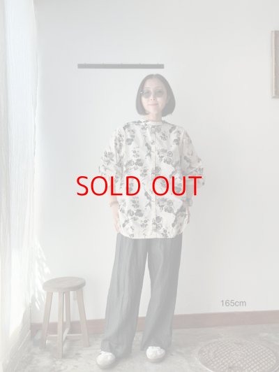 画像12: prit タイプライターフラワープリント ２wayシャツ