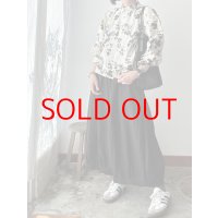 prit タイプライターフラワープリント オーバーサイズシャツ