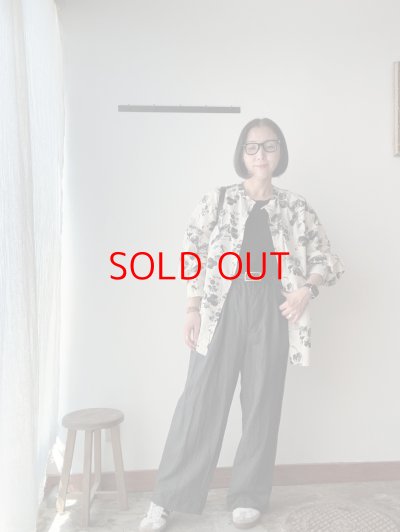 画像7: prit タイプライターフラワープリント ２wayシャツ