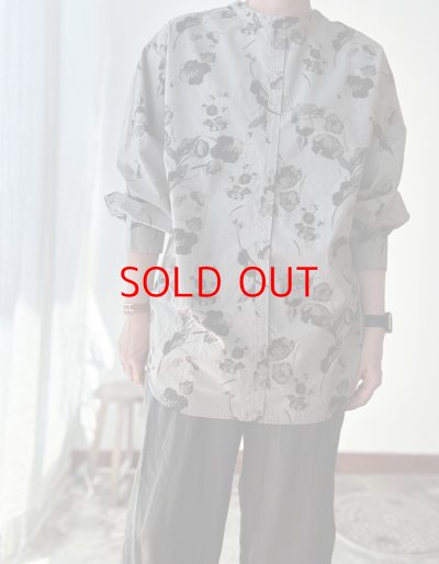 画像13: prit タイプライターフラワープリント ２wayシャツ