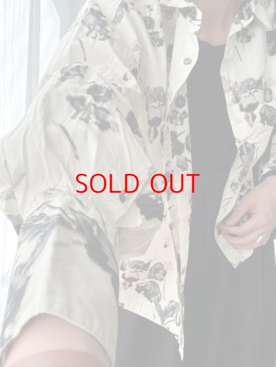 画像6: prit タイプライターフラワープリント オーバーサイズシャツ