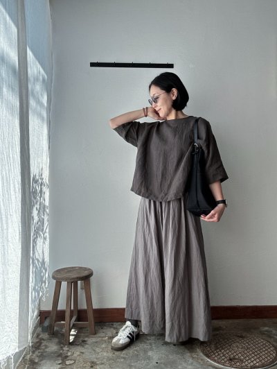 画像4: Luminaes 手染めリネン 2way henryPO