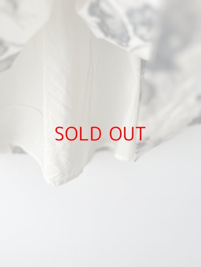 画像8: prit タイプライターフラワープリント タックスカート