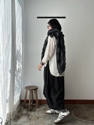 画像11: Luminaes 60コルトレイクリネン ロングプルオーバー