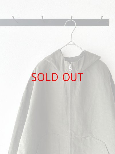 画像8: NATURAL LAUNDRY コットンリネンポプリン ジップアップブルゾン