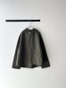 画像1: NATURAL LAUNDRY コットンリネンポプリン ジップアップブルゾン (1)