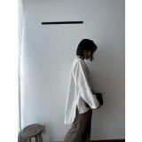 Luminaes 60コルトレイクリネン ロングプルオーバー