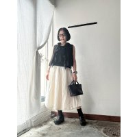 【再入荷】Véritécoeur リネンリバーシブルスカート