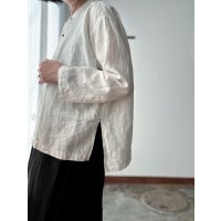 Luminaes 60コルトレイクリネン カバーシャツ