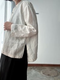 Luminaes 60コルトレイクリネン カバーシャツ