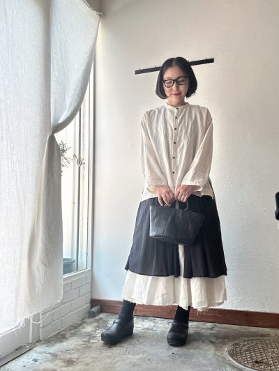 画像3: Luminaes 60コルトレイクリネン カバーシャツ