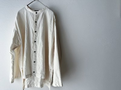 画像13: Luminaes 60コルトレイクリネン カバーシャツ