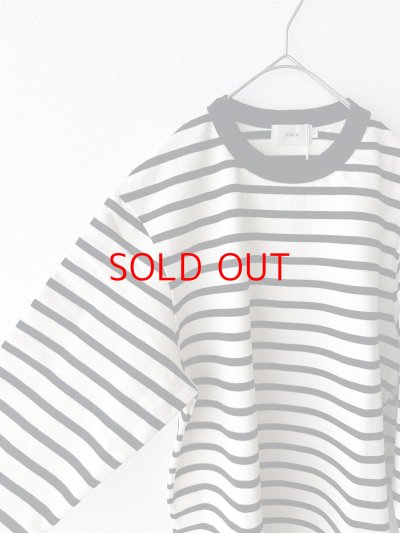 画像13: RINEN 24/1引き揃え度詰め天竺ボーダー クルーネック