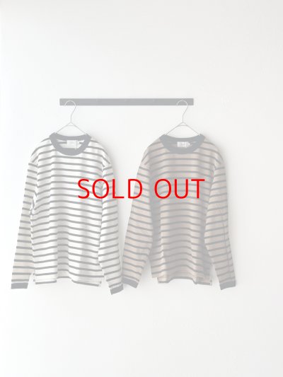 画像8: RINEN 24/1引き揃え度詰め天竺ボーダー クルーネック