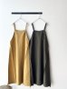 画像1: NATURAL LAUNDRY コットンリネンポプリンワークジャンスカ (1)