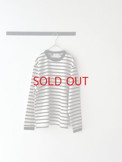 画像10: RINEN 24/1引き揃え度詰め天竺ボーダー クルーネック