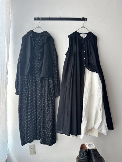 画像3: Veritecoeur スリーブレスギャザーブラウス  ( long )