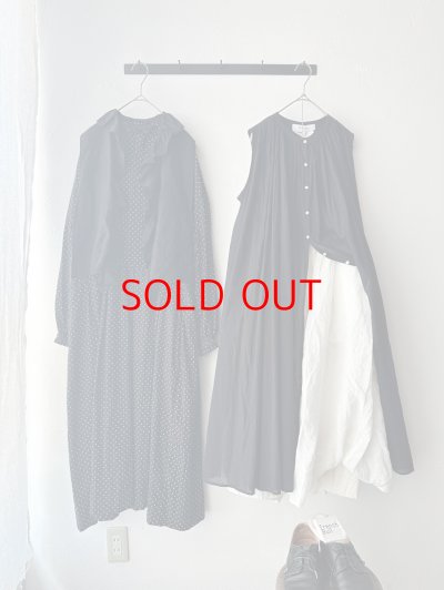 画像3: Veritecoeur スリーブレスギャザーブラウス  ( long )