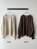 画像2: NATURAL LAUNDRY 綿ウールカシミヤ ギャザープルオーバー (2)