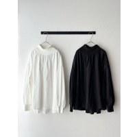 NATURAL LAUNDRY ソフテンブロード　リブギャザープルオーバー