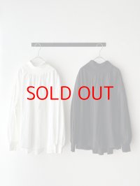 NATURAL LAUNDRY ソフテンブロード　リブギャザープルオーバー