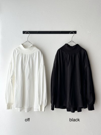 画像2: NATURAL LAUNDRY ソフテンブロード　リブギャザープルオーバー