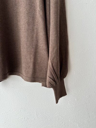 画像9: NATURAL LAUNDRY 綿ウールカシミヤ ギャザープルオーバー