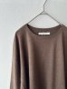 画像4: NATURAL LAUNDRY 綿ウールカシミヤ ギャザープルオーバー