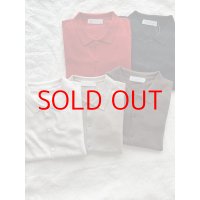 nouvelles du paradis ムーコットン ポロカーディガン