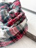 画像2: Véritécoeur Checked Gauze Stole (2)
