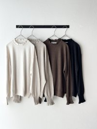 nouvelles du paradis ムーコットンフリルハイネック