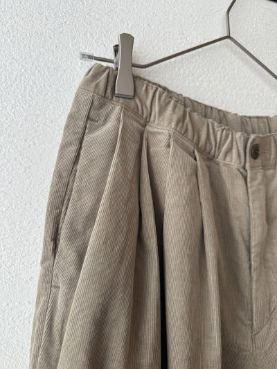 画像6: grin 18wコーデュロイ タックラインパンツ