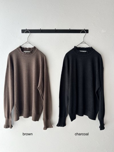 画像3: nouvelles du paradis ムーコットンフリルハイネック