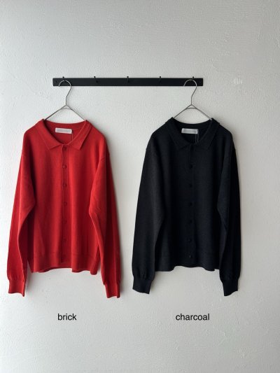 画像4: nouvelles du paradis ムーコットン ポロカーディガン