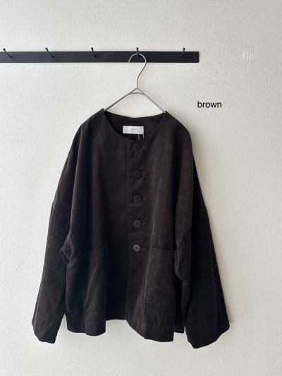 画像3: grin 18wコーデュロイ クルーワイドジャケット