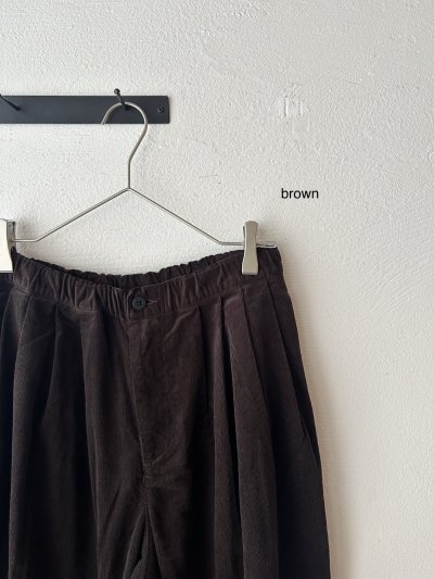 画像3: grin 18wコーデュロイ タックラインパンツ