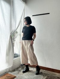 NATURALLAUNDRY 16Wコーデュロイ ワイドエッグパンツ