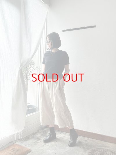 画像1: NATURALLAUNDRY 16Wコーデュロイ ワイドエッグパンツ