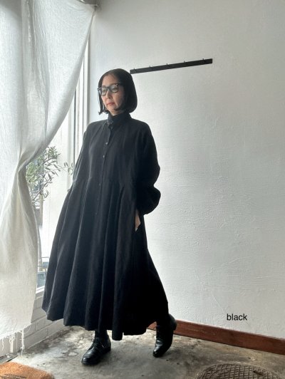 画像1: Luminaes コルトレイクリネン コートワンピース